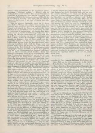 540-543 [Rezension] Loesche, Geo., Jihannes Mathesius. Ein Lebens- und Sitten-Bild aus der Reformationszeit. 2. Bd