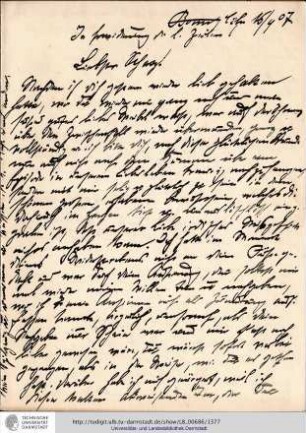 Brief vom 16.09.1907