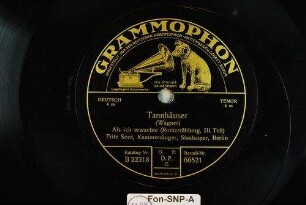 Tannhäuser : Als ich erwachte (Romerzählung, III. Teil) / (Wagner)