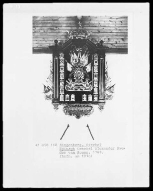 Epitaph General Alexander Sweder van Spaen