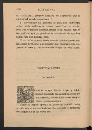 Capítulo LXXIX - La decisión