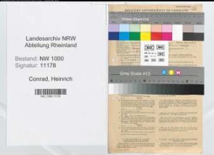 Entnazifizierung Heinrich Conrad, geb. 19.12.1900 (Verwaltungsgehilfe)