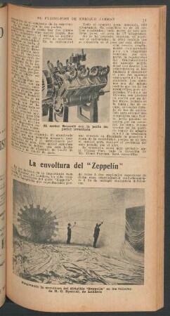 La envoltura del "Zeppelín"
