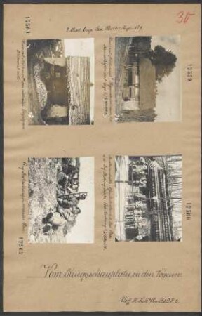 Mackensenhütte: Offz-Unterstand des Btl-Stabes in der Inf.-Stellung Köpfle. Art-Beob. 2./Res Feld Art Rgt 8