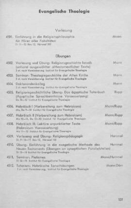 Evangelische Theologie