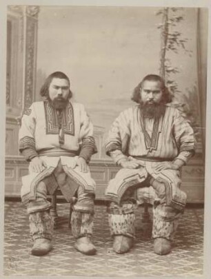 Männer der Ainu (Sammlung Bronislaw Pilsudski, 1887-1905)
