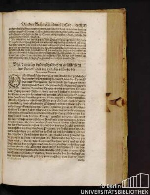 Von dreyerley underschiedlichen geschlechten der Scenen/Das VIII. Cap. des V. Buchs der Architectur Vitruuii.