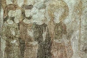Zwei Szenen aus dem Leben der Heiligen Katharina von Alexandrien