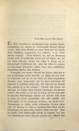 Kritische Bemerkungen über den Entwurf des Wehr-Ausschusses der Reichs-Versammlung zu einem Gesetz über die Deutsche Wehr-Verfassung : Im Oktober 1848