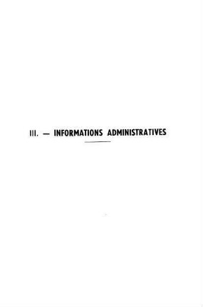 391-402, III. Informations administratives