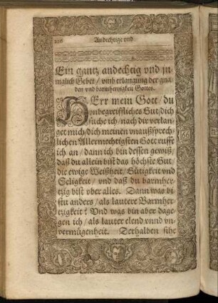 Ein gantz andechtig und inniglich Gebet/ umb erlangung der gnaden und barmhertzigkeit Gottes.