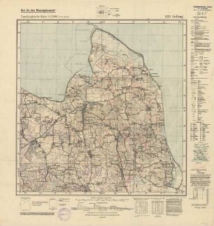 1225 Gelting, Topographische Karte 1:25000 (4-cm-Karte)