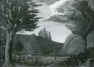 Romantische Landschaft (Rheinlandschaft)