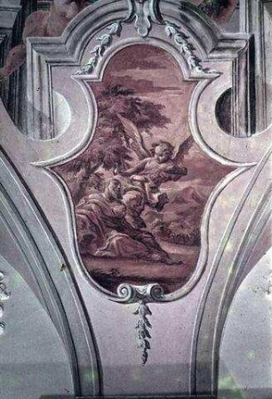 Biblische Szenen mit Bezug auf himmlische Speisung