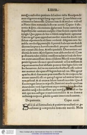 Sed iam ad fortitudinis et patientiae tractatum ut promisimus per compendium sermonis acdendam.
