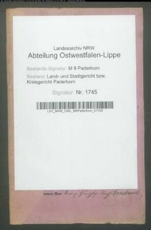 Erblasser: Picht, Joseph: