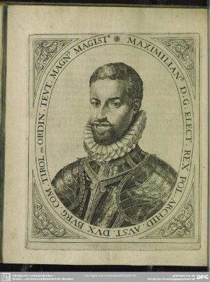 Ertzhertzog Maximilian, Röm. Key. May. General Leutenant