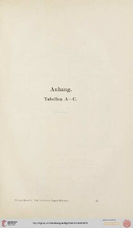 Anhang: Tabellen A - C