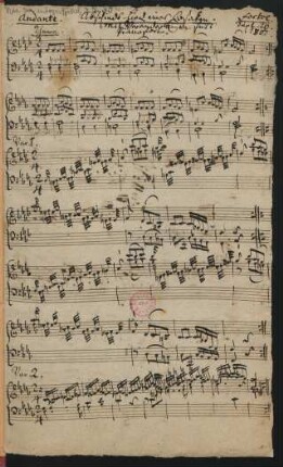 Stücke für Tasteninstrument; pf; f-Moll