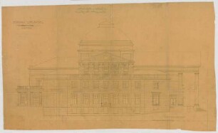 Thiersch, Friedrich von; Wiesbaden; Kurhaus - Nordfassade (Ansicht)