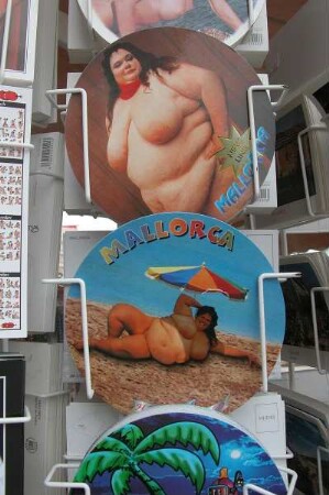 Insel Mallorca - Pornopostkarte : Pornopostkarte, aufgenommen am 2. Februar 2004 auf der Insel Mallorca