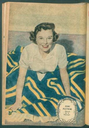 June Allyson (estrella de la Universal) - [Fotografía]