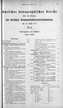 No. 9, 12. April 1917