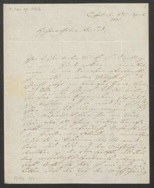 Brief an Giacomo Meyerbeer : 11.04.1845