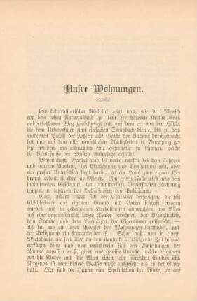 Unsre Wohnungen