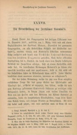 603-617 Die Verurtheilung der Irrthümer Rosmini's