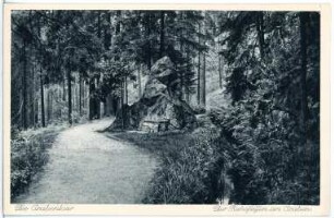 Grabentour. Ruhefelsen an der Grabentour