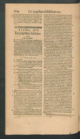 Titul. XVI. De pupillari substitutione.
