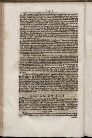 Responsum Juris.