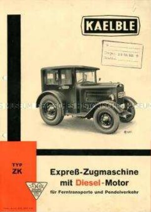 Expreß-Zugmaschine