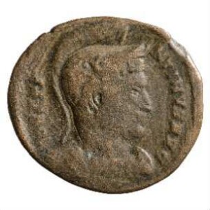Münze, Follis, Aes 3, 321 n. Chr.