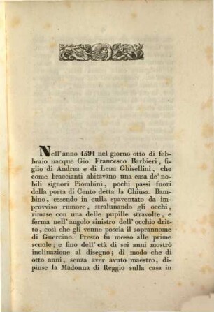 Vita di Francesco Barbieri detto il Guercino