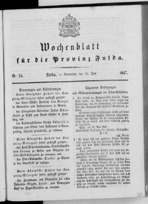 Nr. 24, Ausgabe vom 12. Juni 1847