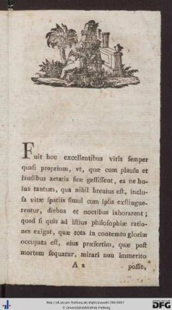Ioan. Christ. Sachsii Sereniss. Prinicipi, Dum Viueret, A Consiliis Sacris Et Gymnasii Illustris Rectoris Manibus.
