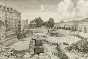 Bauplatz des Neuen Rathauses