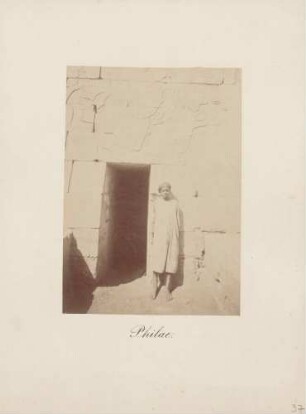 Hauseingang in Philae in Ägypten