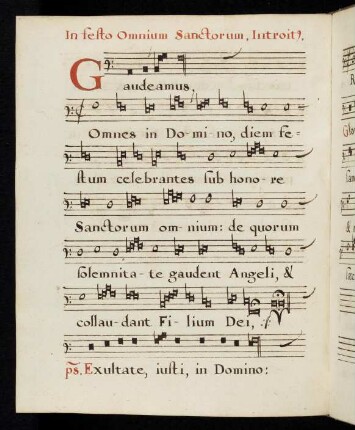93v - 94v Gaudeaumus omnes in Domino