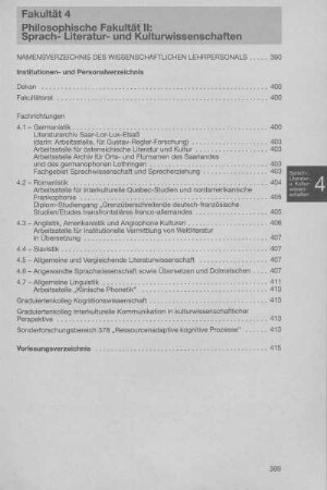 Philosophische Fakultät II: Sprach- Literatur- und Kulturwissenschaften