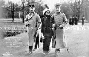 Viktoria Luise mit Ernst August von Braunschweig und ihrem Bruder Oskar