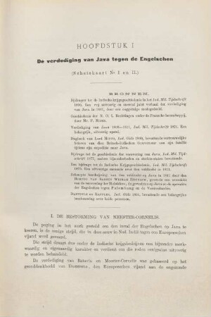 I. De bestorming van Meester-Cornelis
