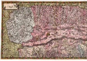 Alsatia Superior Et Inferior III. Tabulis Delineata : cum Finitimis Episcopatibus, Ducatibus, Principatibus, Et Marchionatibus, Abbatiis, Comitatibus, Urbibus olim Imperialibus et aliis Civitatibus