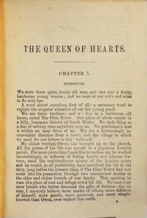 Novels. 3, The queen of hearts