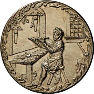 Preismedaille von Herzog Friedrich Achilles von Württemberg für ein Armbrustschießen, 1616