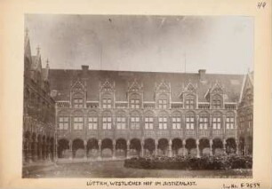 Justizpalast, Lüttich: Westlicher Hof