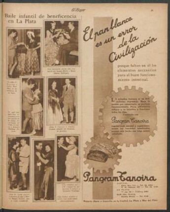 Baile infantil de beneficencia en La Plata