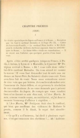 Chapitre premier (1868)